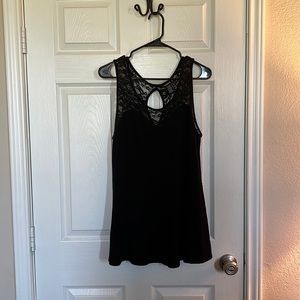 Torrid size 1 Black Peplum shirt
